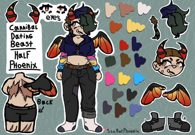 ref sheet&#39;s: $60 (+$10 for extra items)