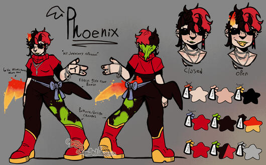 Ref sheet: $60 (+$10 for extra items)